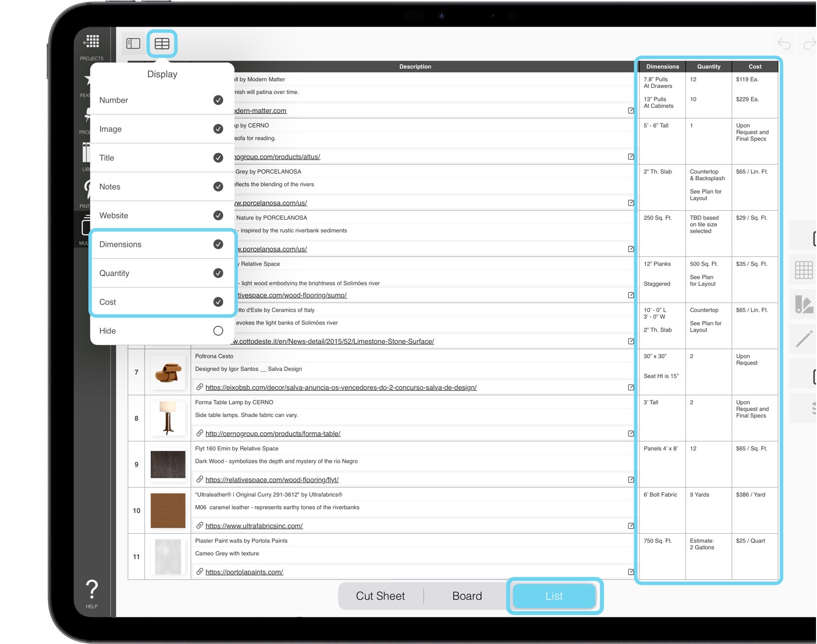 Morpholio Board: Get Automated Sourcing Lists